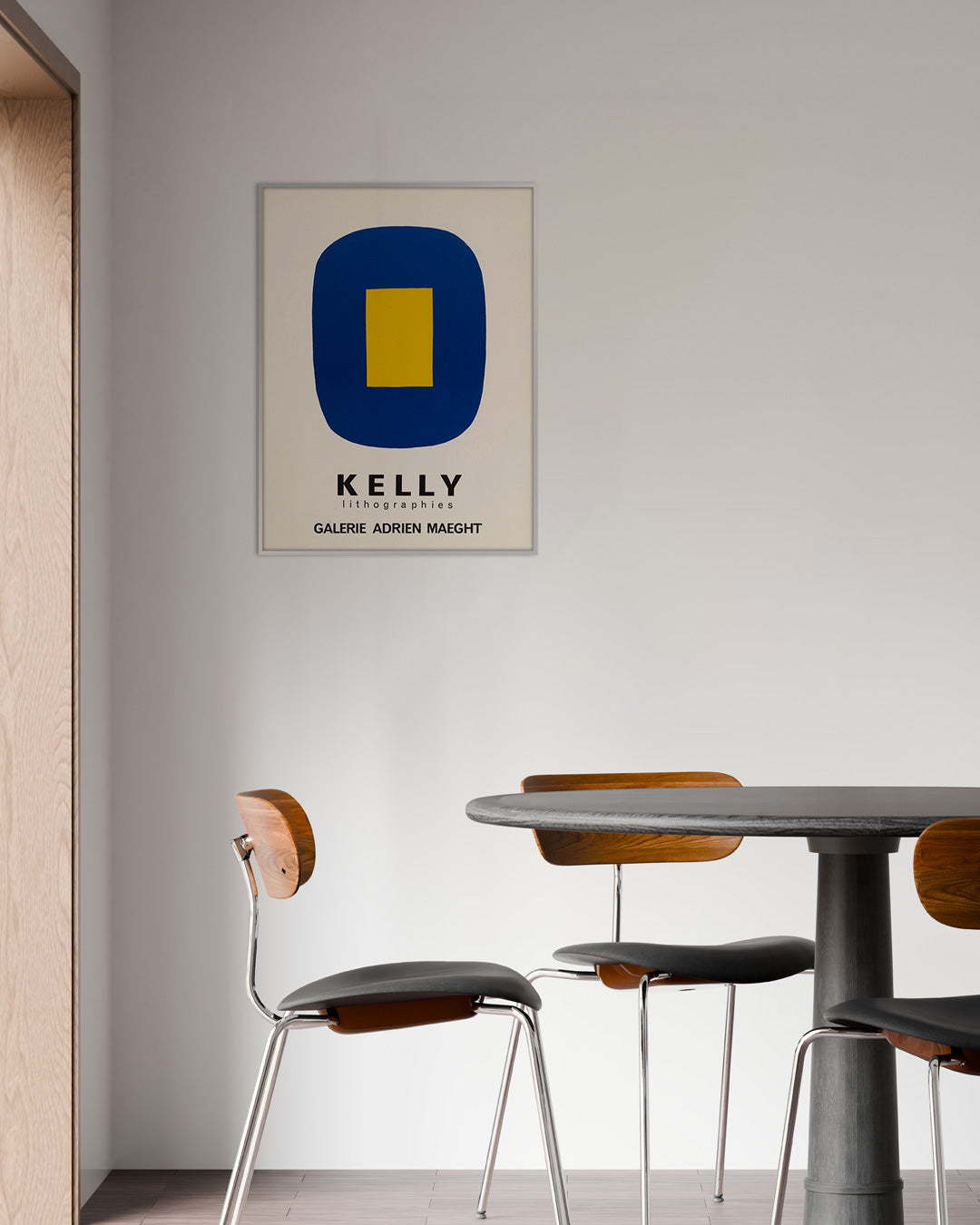 Blue with Yellowポスター【Ellsworth Kelly│エルスワーズ・ケリー