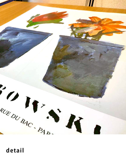 Fleurs No.85/86ポスター【Gérard Gasiorowski│ジェラール・ガジオロフスキ】