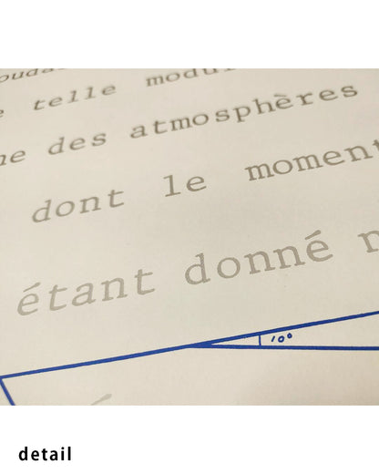 Shusaku Arakawa Untitled Exhibition Poster (Galerie Maeght, 1977)ポスター【Arakawa Shusaku│荒川修作】（42cm×59.4cm）