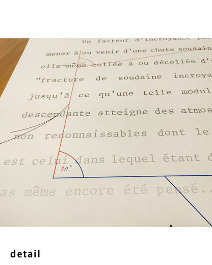 Shusaku Arakawa Untitled Exhibition Poster (Galerie Maeght, 1977)ポスター【Arakawa Shusaku│荒川修作】（42cm×59.4cm）