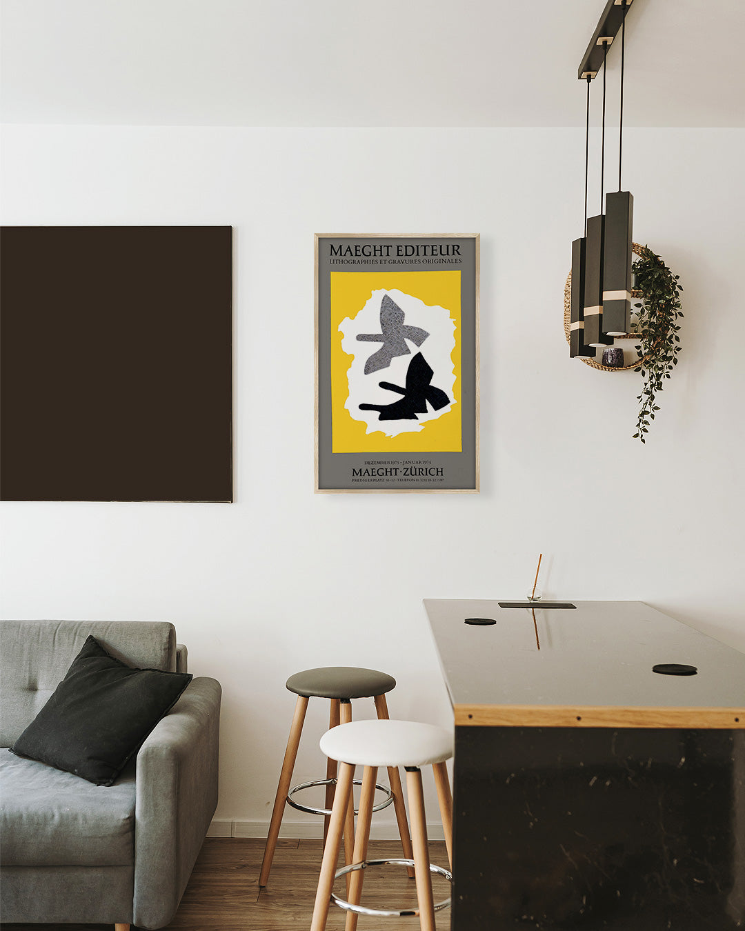 Georges Braque Zurich Exhibition Posteポスター【Georges Braque│ジョルジュ・ブラック】（68.5×42.5）