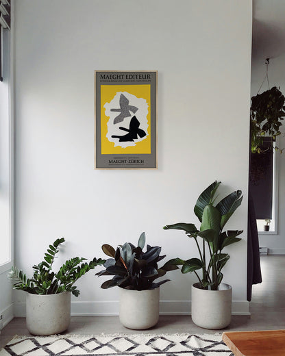 Georges Braque Zurich Exhibition Posteポスター【Georges Braque│ジョルジュ・ブラック】（68.5×42.5）