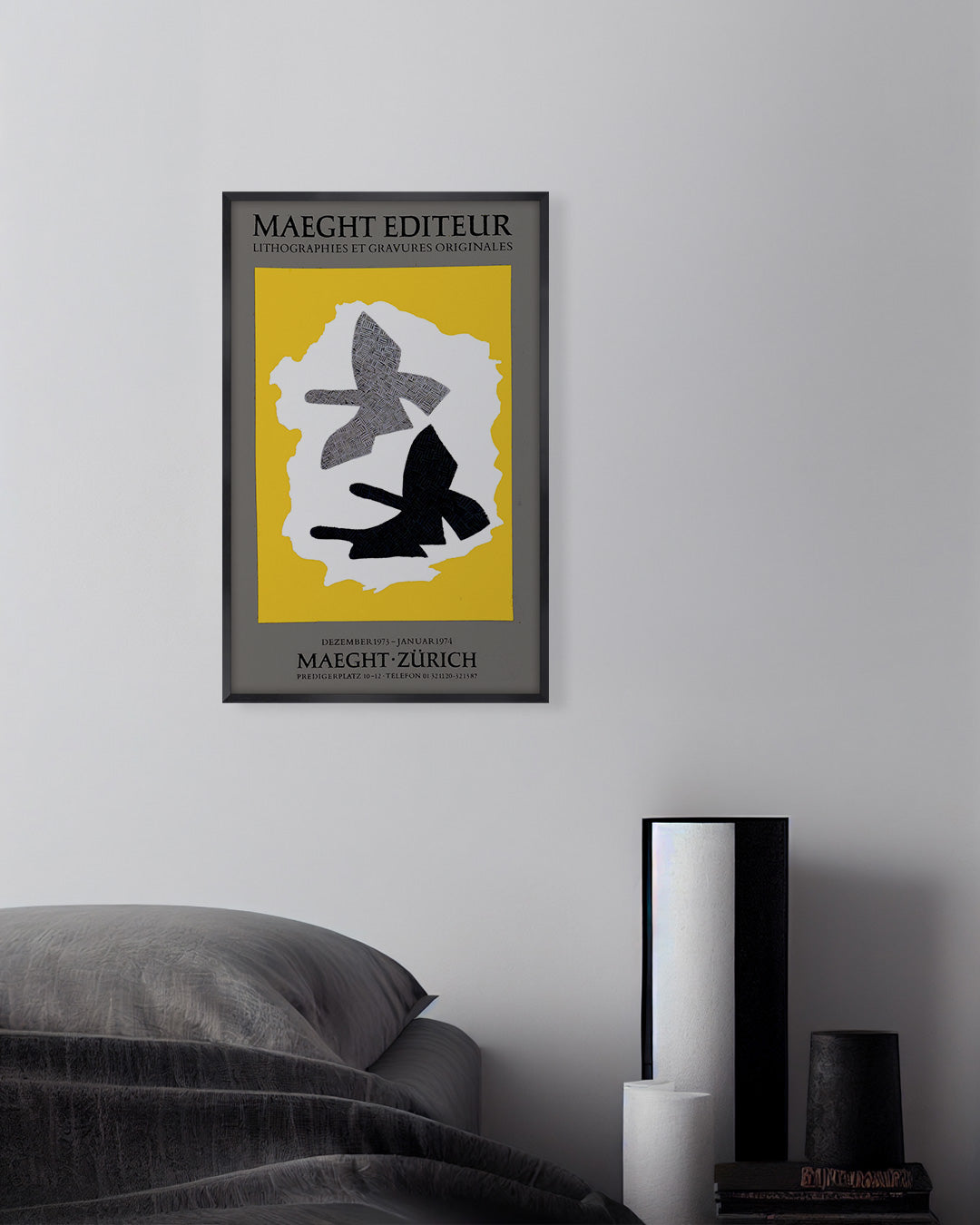 Georges Braque Zurich Exhibition Posteポスター【Georges Braque│ジョルジュ・ブラック】（68.5×42.5）