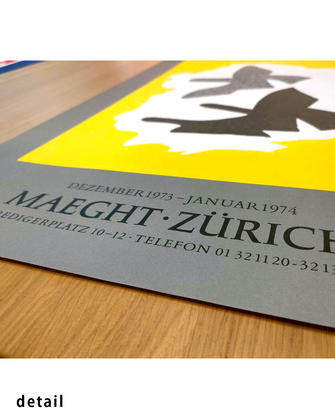 Georges Braque Zurich Exhibition Posteポスター【Georges Braque│ジョルジュ・ブラック】（68.5×42.5）