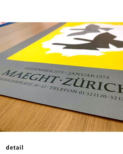 Georges Braque Zurich Exhibition Posteポスター【Georges Braque│ジョルジュ・ブラック】（68.5×42.5）