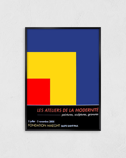 Red, Yellow, Blue Exhibition Poster (Fondation Maeght, 2005)ポスター【Ellsworth Kelly│エルズワース・ケリー】
