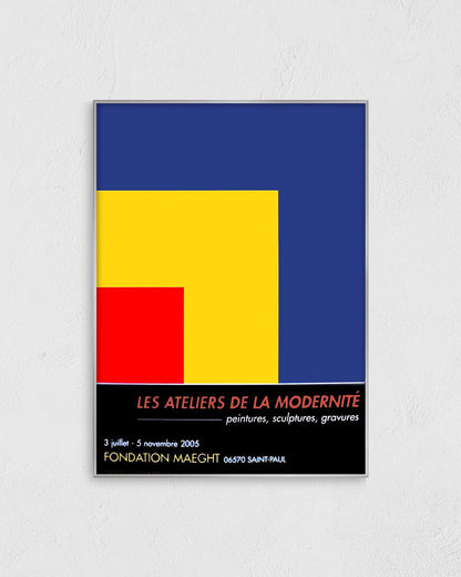 Red, Yellow, Blue Exhibition Poster (Fondation Maeght, 2005)ポスター【Ellsworth Kelly│エルズワース・ケリー】