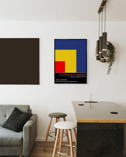 Red, Yellow, Blue Exhibition Poster (Fondation Maeght, 2005)ポスター【Ellsworth Kelly│エルズワース・ケリー】