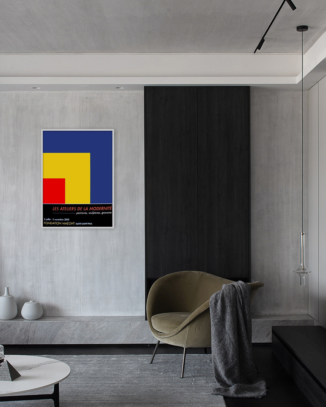 Red, Yellow, Blue Exhibition Poster (Fondation Maeght, 2005)ポスター【Ellsworth Kelly│エルズワース・ケリー】