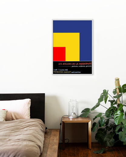 Red, Yellow, Blue Exhibition Poster (Fondation Maeght, 2005)ポスター【Ellsworth Kelly│エルズワース・ケリー】