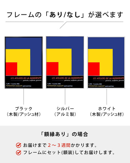 Red, Yellow, Blue Exhibition Poster (Fondation Maeght, 2005)ポスター【Ellsworth Kelly│エルズワース・ケリー】