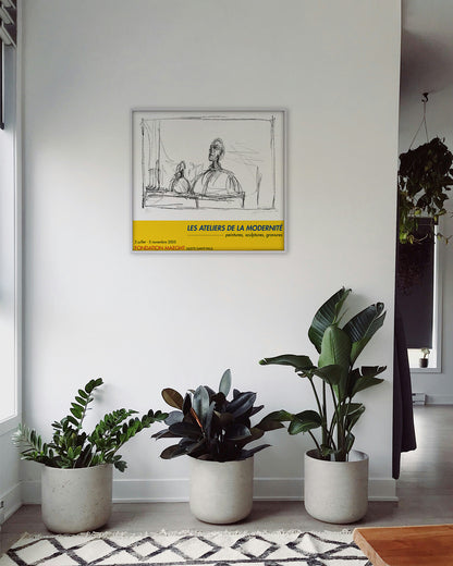 Buste Exhibition Poster (Les Ateliers de la Modernité, 2005)ポスター【Alberto Giacometti│アルベルト・ジャコメッティ】（66×61）