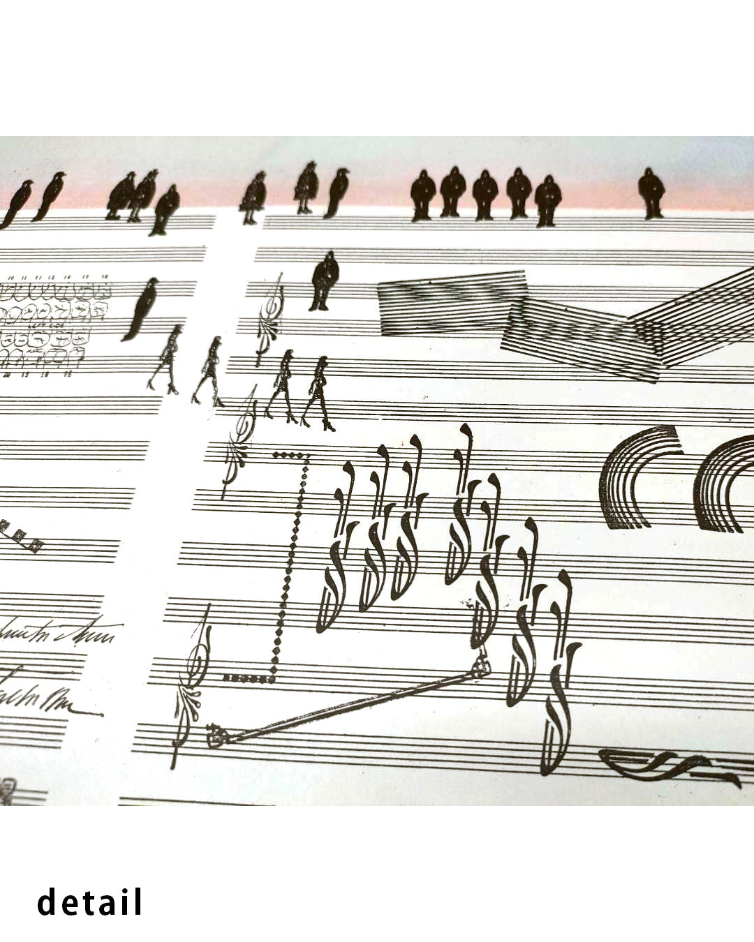 Nuits de la Fondation Maeght Concert Poster (1970)ポスター【Saul Steinberg│ソール・スタインバーグ】（88.5×58）