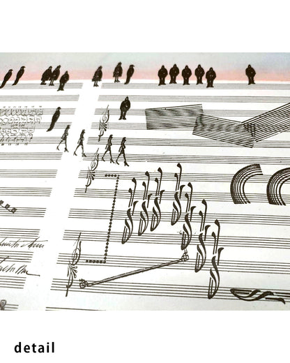 Nuits de la Fondation Maeght Concert Poster (1970)ポスター【Saul Steinberg│ソール・スタインバーグ】（88.5×58）