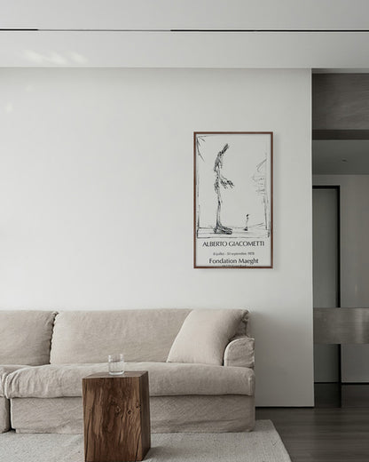 Dessin I Exhibition Poster (Fondation Maeght, 1978)ポスター【Alberto Giacometti│アルベルト・ジャコメッティ】（78.5×45.5）