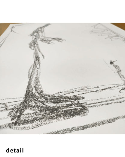 Dessin I Exhibition Poster (Fondation Maeght, 1978)ポスター【Alberto Giacometti│アルベルト・ジャコメッティ】（78.5×45.5）