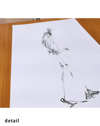 Dessin II Exhibition Poster (Fondation Maeght, 1978)ポスター【Alberto Giacometti│アルベルト・ジャコメッティ】（78.5×45.5）