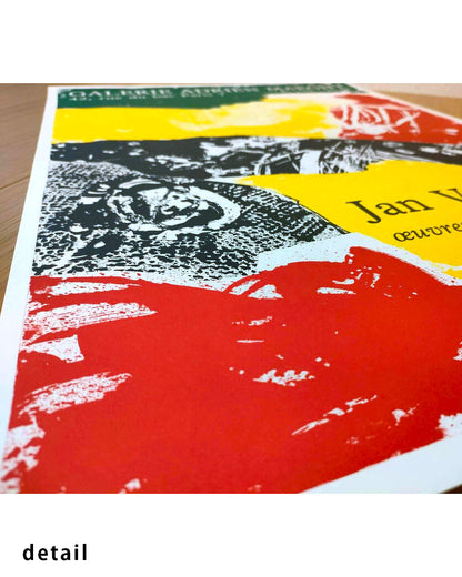 Œuvres sur papier Exhibition Poster (Galerie Adrien Maeght, 1985)ポスター【Jan Voss│ヤン・フォス】（68×48.5）