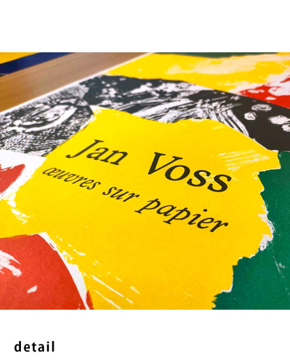 Œuvres sur papier Exhibition Poster (Galerie Adrien Maeght, 1985)ポスター【Jan Voss│ヤン・フォス】（68×48.5）