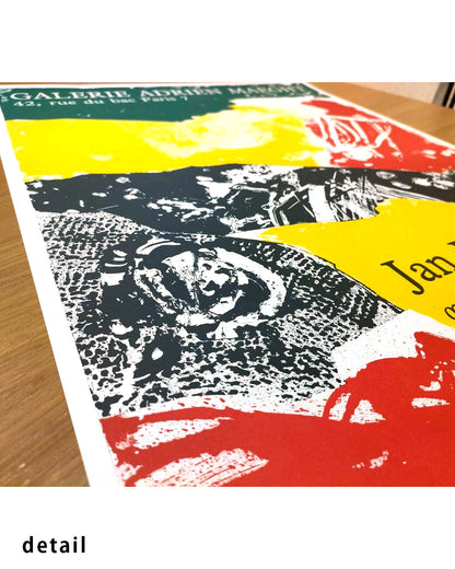 Œuvres sur papier Exhibition Poster (Galerie Adrien Maeght, 1985)ポスター【Jan Voss│ヤン・フォス】（68×48.5）