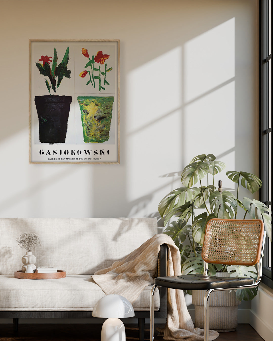 Fleurs No.129/130ポスター【Gérard Gasiorowski│ジェラール・ガジオロフスキ】