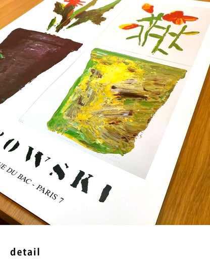 Fleurs No.129/130ポスター【Gérard Gasiorowski│ジェラール・ガジオロフスキ】