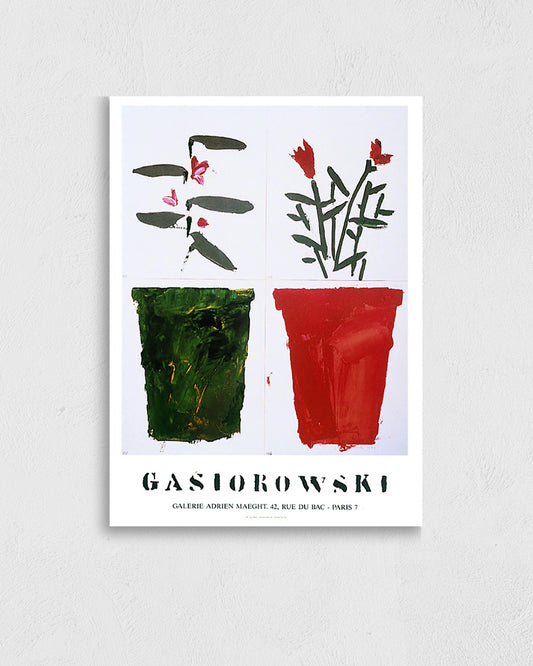 Fleurs No.117/118ポスター【Gérard Gasiorowski│ジェラール・ガジオロフスキ】