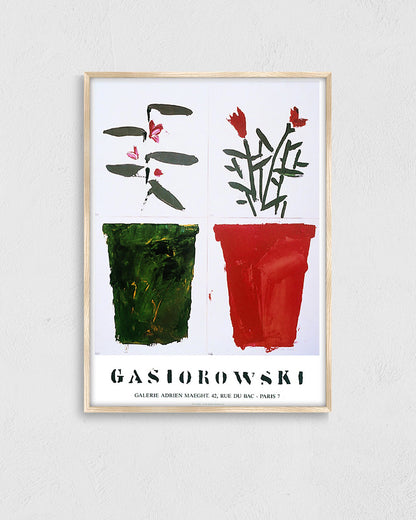 Fleurs No.117/118ポスター【Gérard Gasiorowski│ジェラール・ガジオロフスキ】