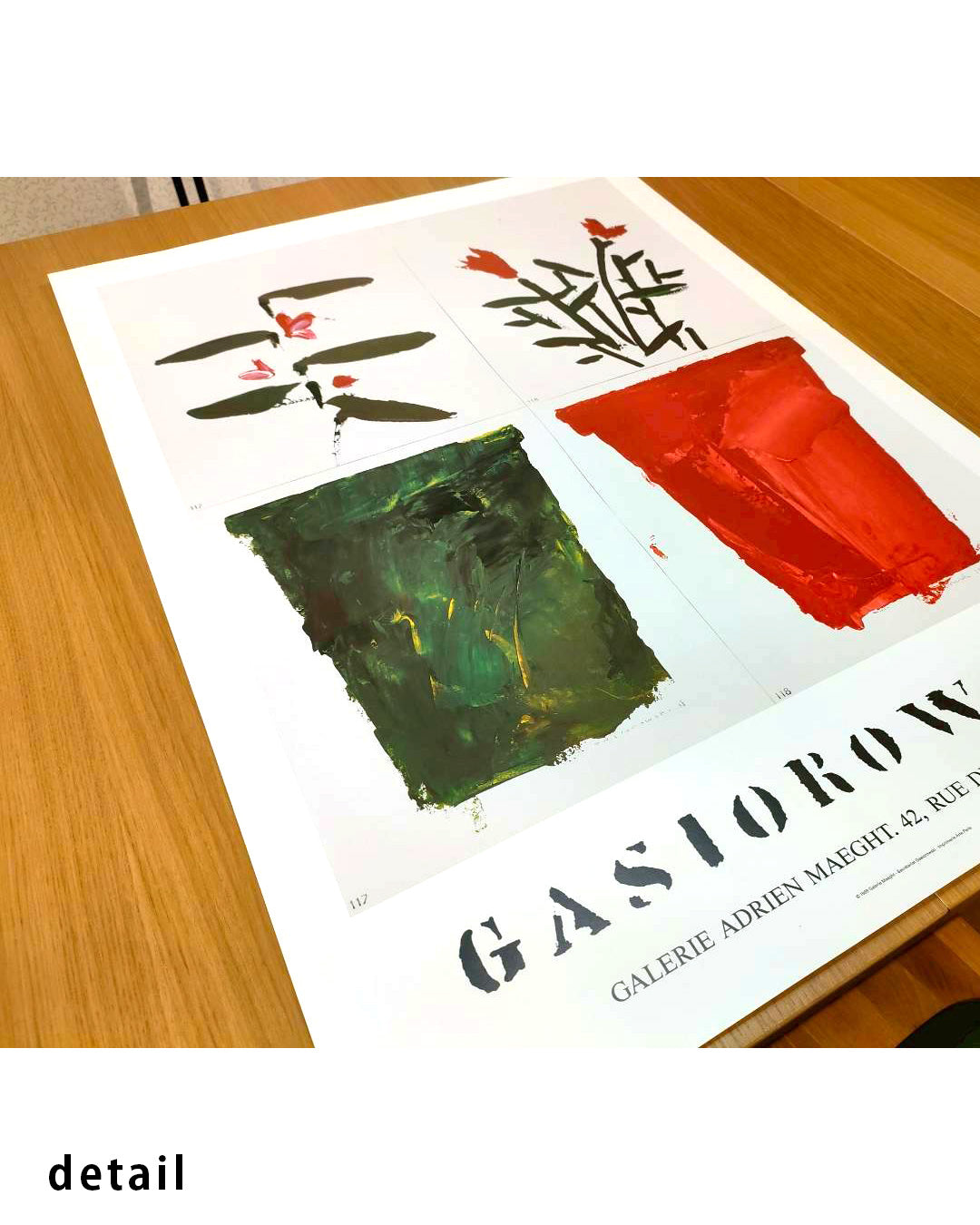 Fleurs No.117/118ポスター【Gérard Gasiorowski│ジェラール・ガジオロフスキ】