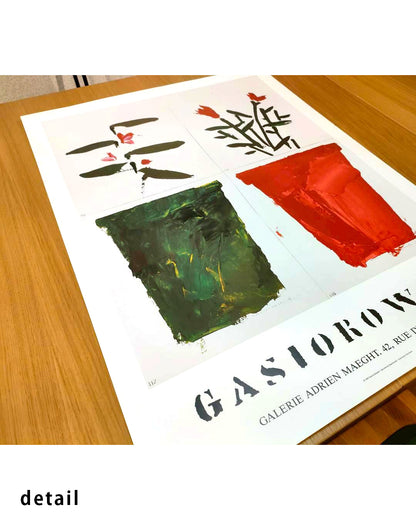 Fleurs No.117/118ポスター【Gérard Gasiorowski│ジェラール・ガジオロフスキ】