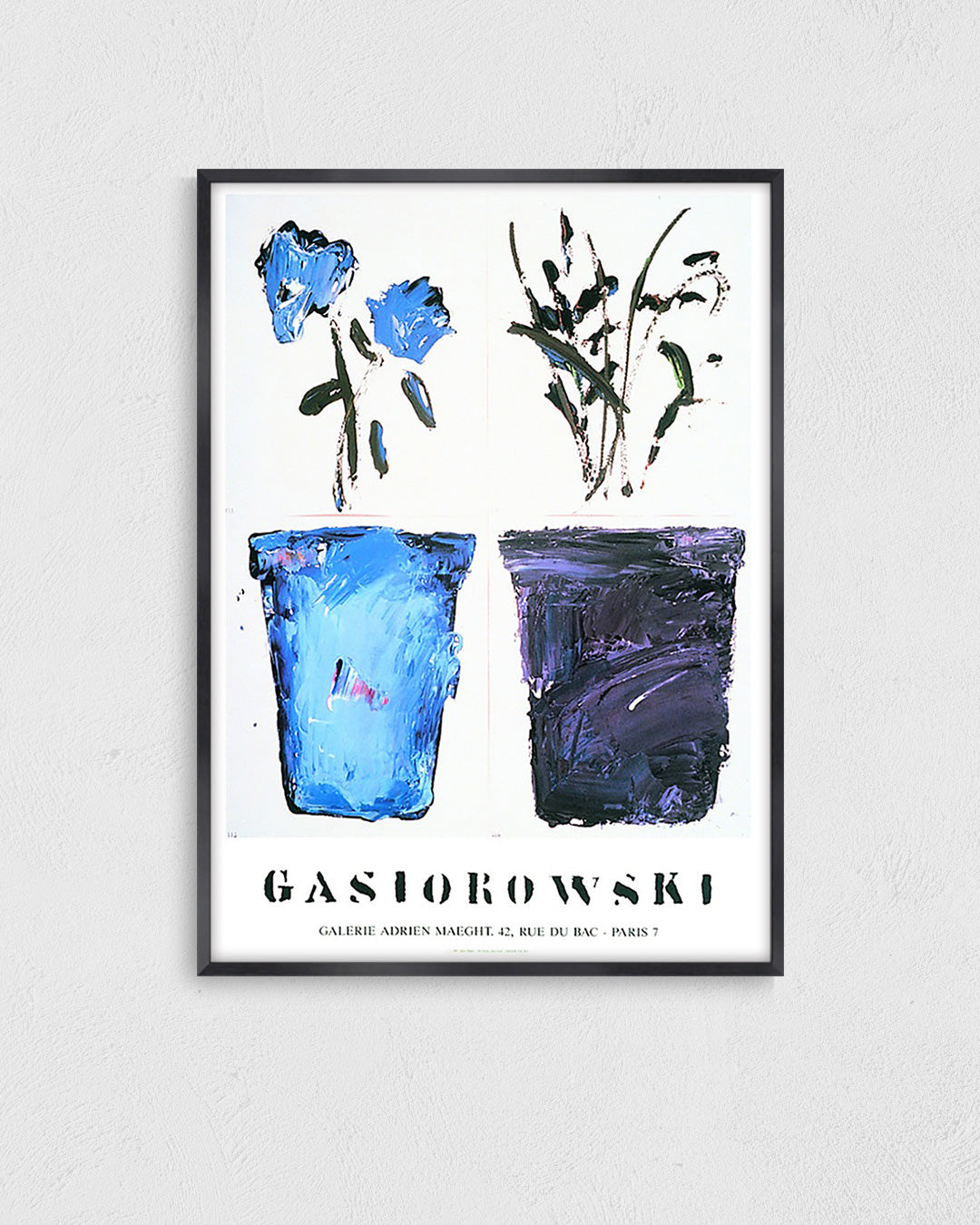 Fleurs No.113/114ポスター【Gérard Gasiorowski│ジェラール・ガジオロフスキ】