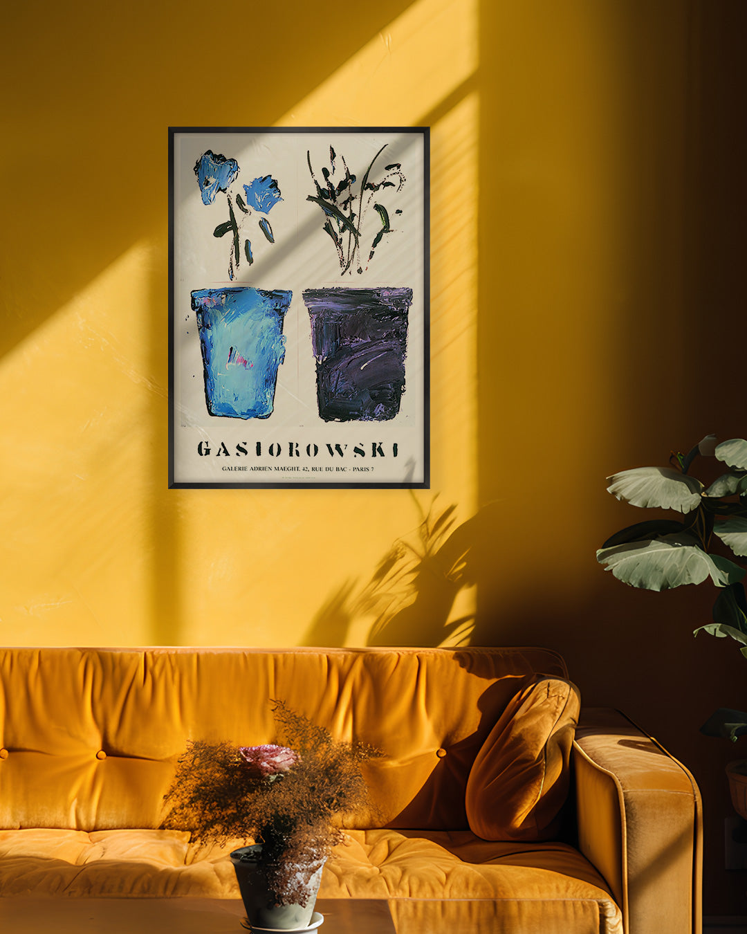 Fleurs No.113/114ポスター【Gérard Gasiorowski│ジェラール・ガジオロフスキ】