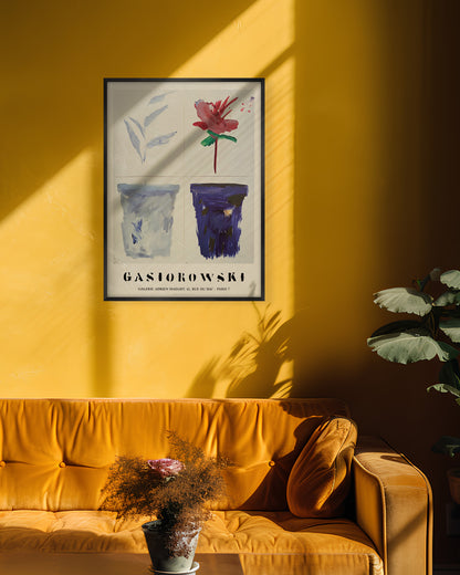 Fleurs No.055/056ポスター【Gérard Gasiorowski│ジェラール・ガジオロフスキ】