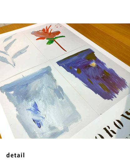 Fleurs No.055/056ポスター【Gérard Gasiorowski│ジェラール・ガジオロフスキ】