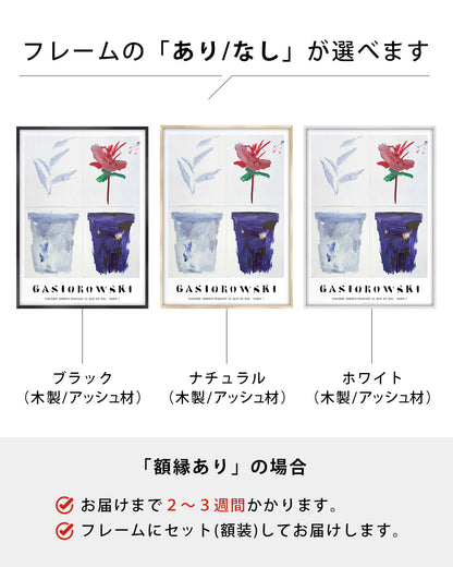 Fleurs No.055/056ポスター【Gérard Gasiorowski│ジェラール・ガジオロフスキ】