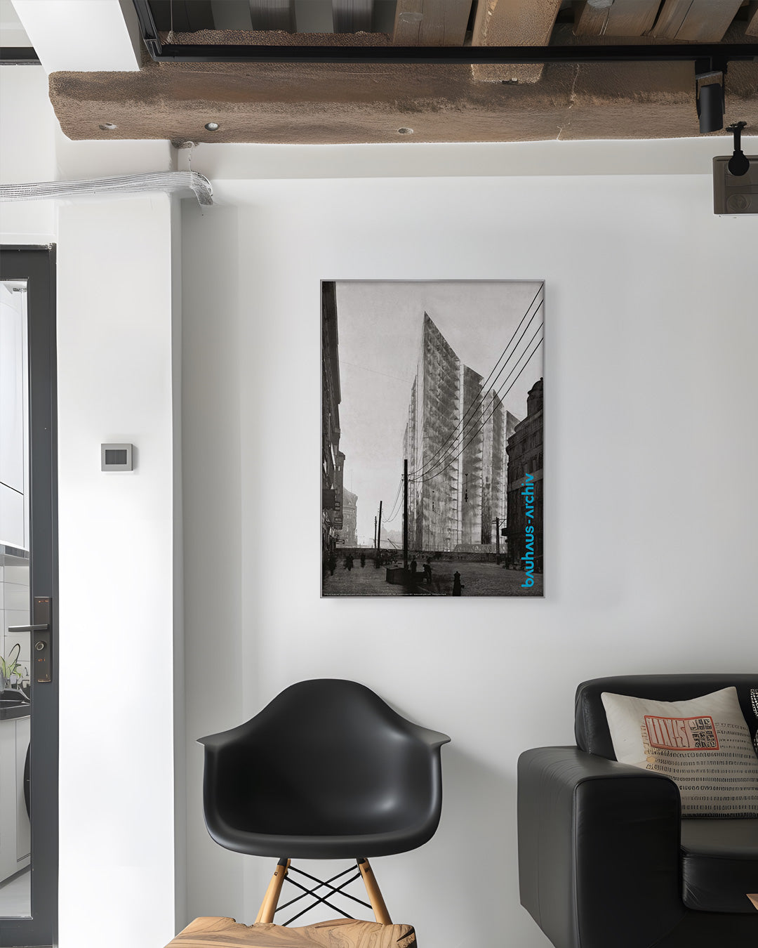 バウハウス│Skyscraper Friedrichstrasse Projectポスター【Ludwig Mies van der Rohe│ミース・ファン・デル・ローエ】（84.1cm×59.4cm）