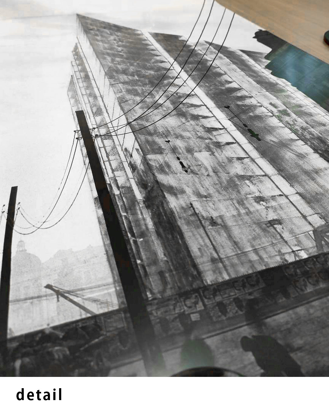 バウハウス│Skyscraper Friedrichstrasse Projectポスター【Ludwig Mies van der Rohe│ミース・ファン・デル・ローエ】（84.1cm×59.4cm）