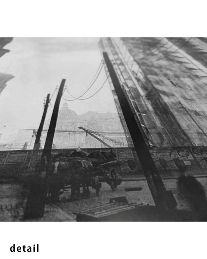 バウハウス│Skyscraper Friedrichstrasse Projectポスター【Ludwig Mies van der Rohe│ミース・ファン・デル・ローエ】（84.1cm×59.4cm）