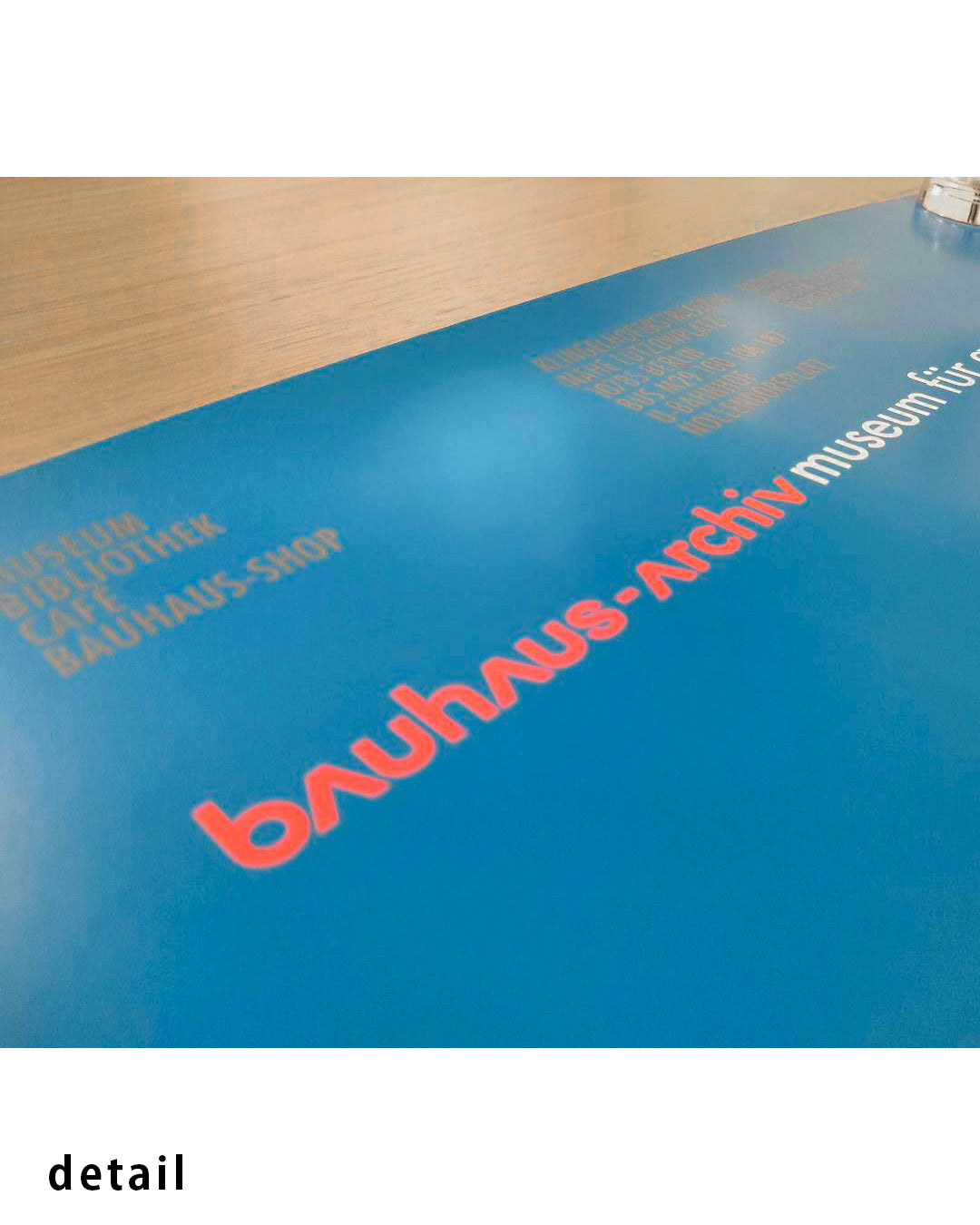 Bauhaus Archiv Museum fur Gestaltung Berlin 1987ポスター【Bauhaus