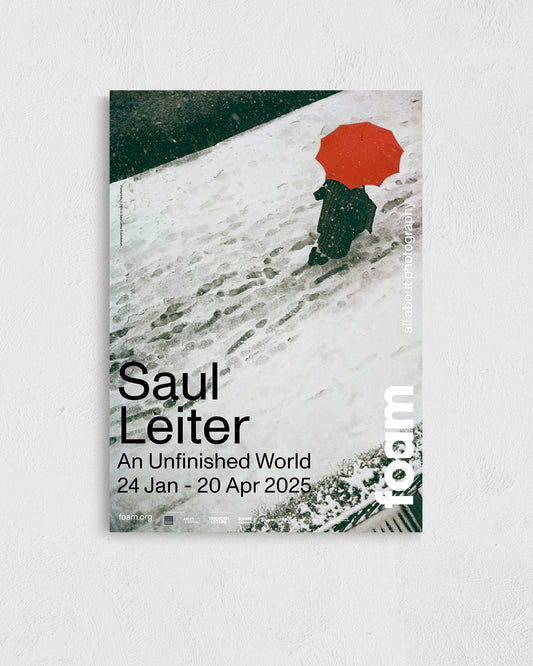 An Unfinished World（Foam Amsterdam 2025）ポスター【Saul Leiter│ソール・ライター】