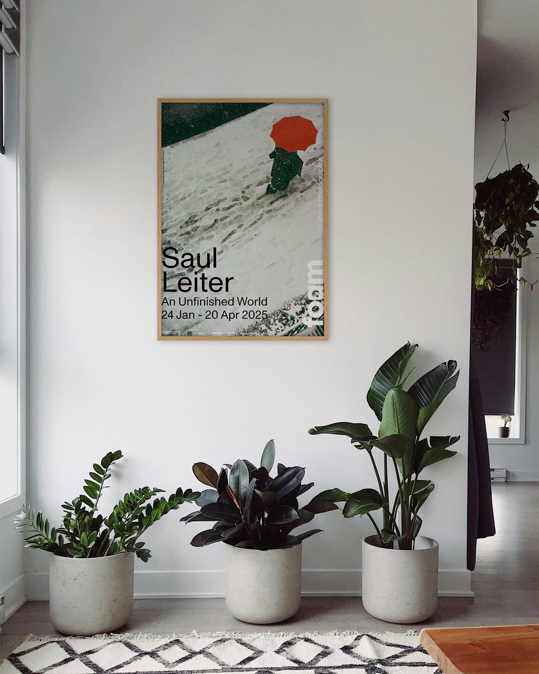 An Unfinished World（Foam Amsterdam 2025）ポスター【Saul Leiter│ソール・ライター】（42cm×59.4cm）