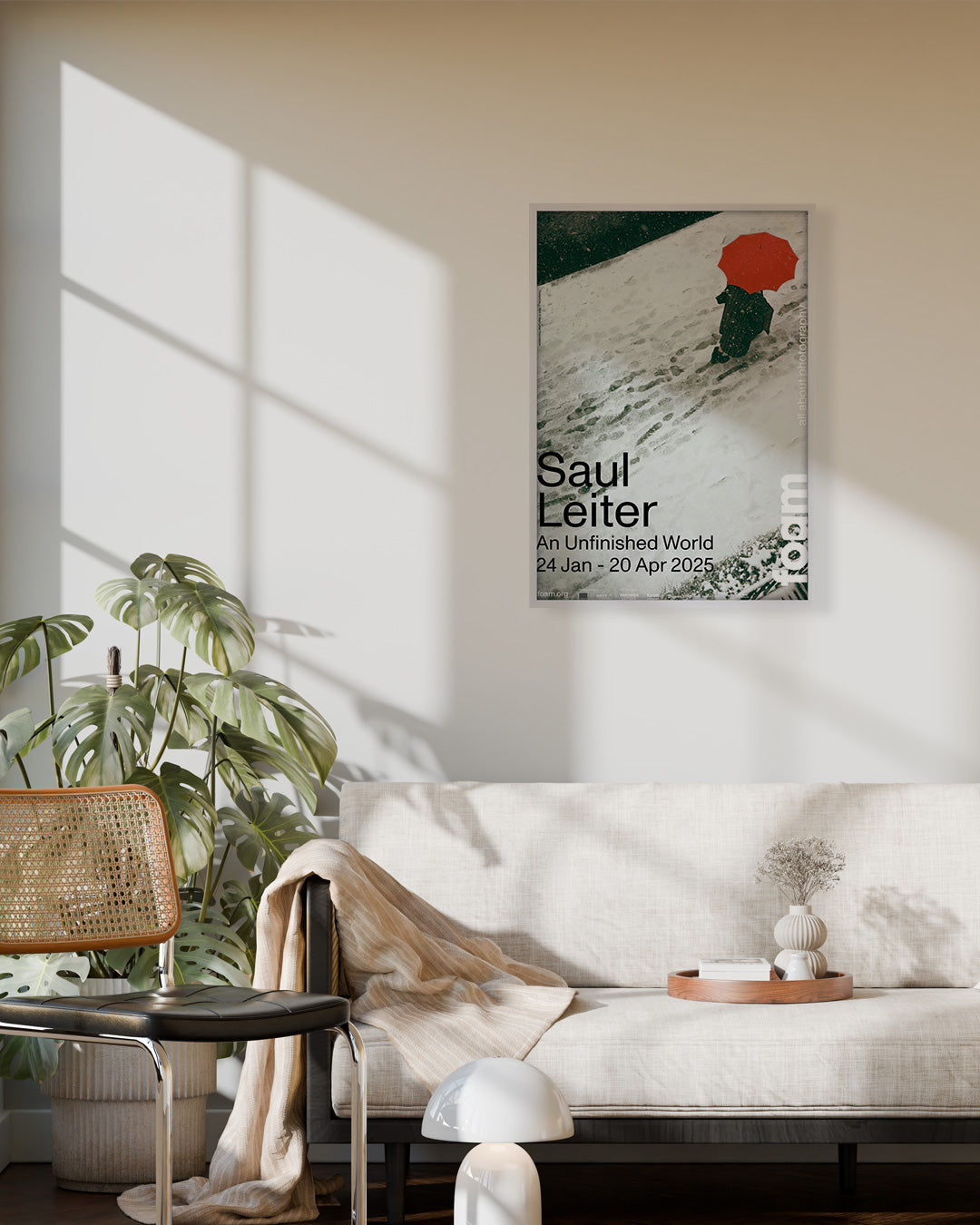 An Unfinished World（Foam Amsterdam 2025）ポスター【Saul Leiter│ソール・ライター】（42cm×59.4cm）