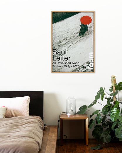 An Unfinished World（Foam Amsterdam 2025）ポスター【Saul Leiter│ソール・ライター】（42cm×59.4cm）