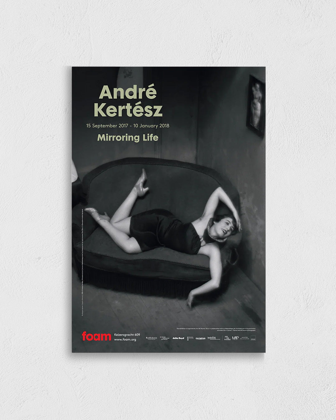 Mirroring Life Exhibition（Foam Amsterdam 2017）ポスター【André Kertész│アンドレ・ケルテス】