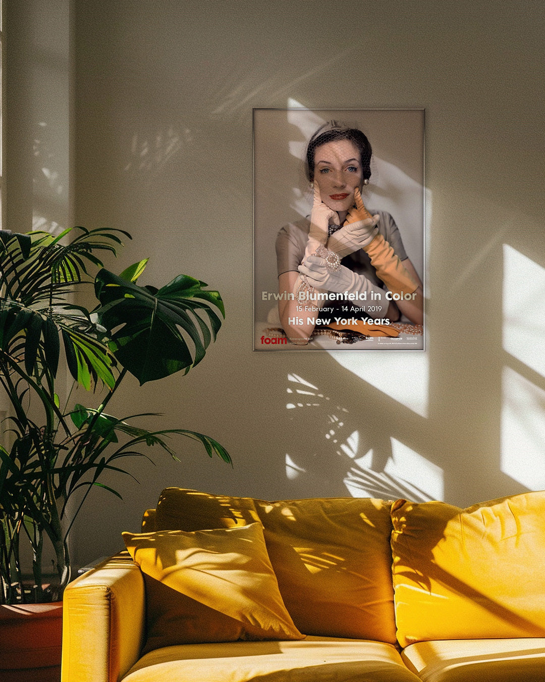 Erwin Blumenfeld in Color: His New York Years Exhibition（Foam Amsterdam 2019）ポスター【Erwin Blumenfeld│アーウィン・ブルーメンフェルド】