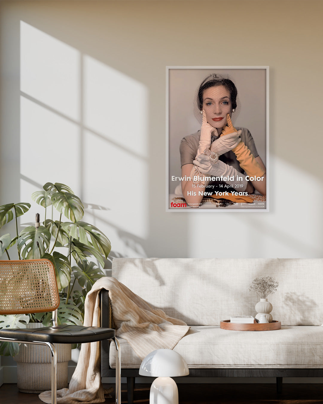 Erwin Blumenfeld in Color: His New York Years Exhibition（Foam Amsterdam 2019）ポスター【Erwin Blumenfeld│アーウィン・ブルーメンフェルド】