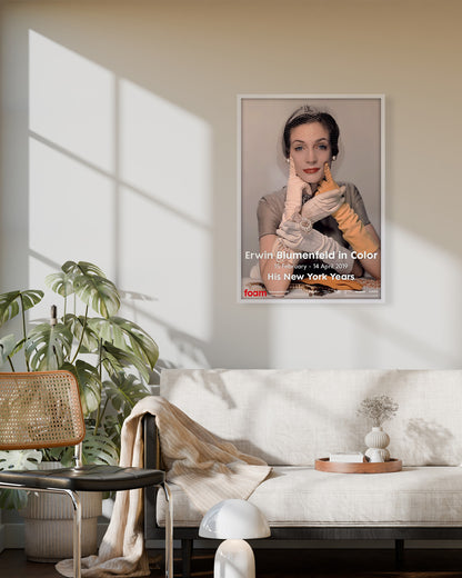 Erwin Blumenfeld in Color: His New York Years Exhibition（Foam Amsterdam 2019）ポスター【Erwin Blumenfeld│アーウィン・ブルーメンフェルド】