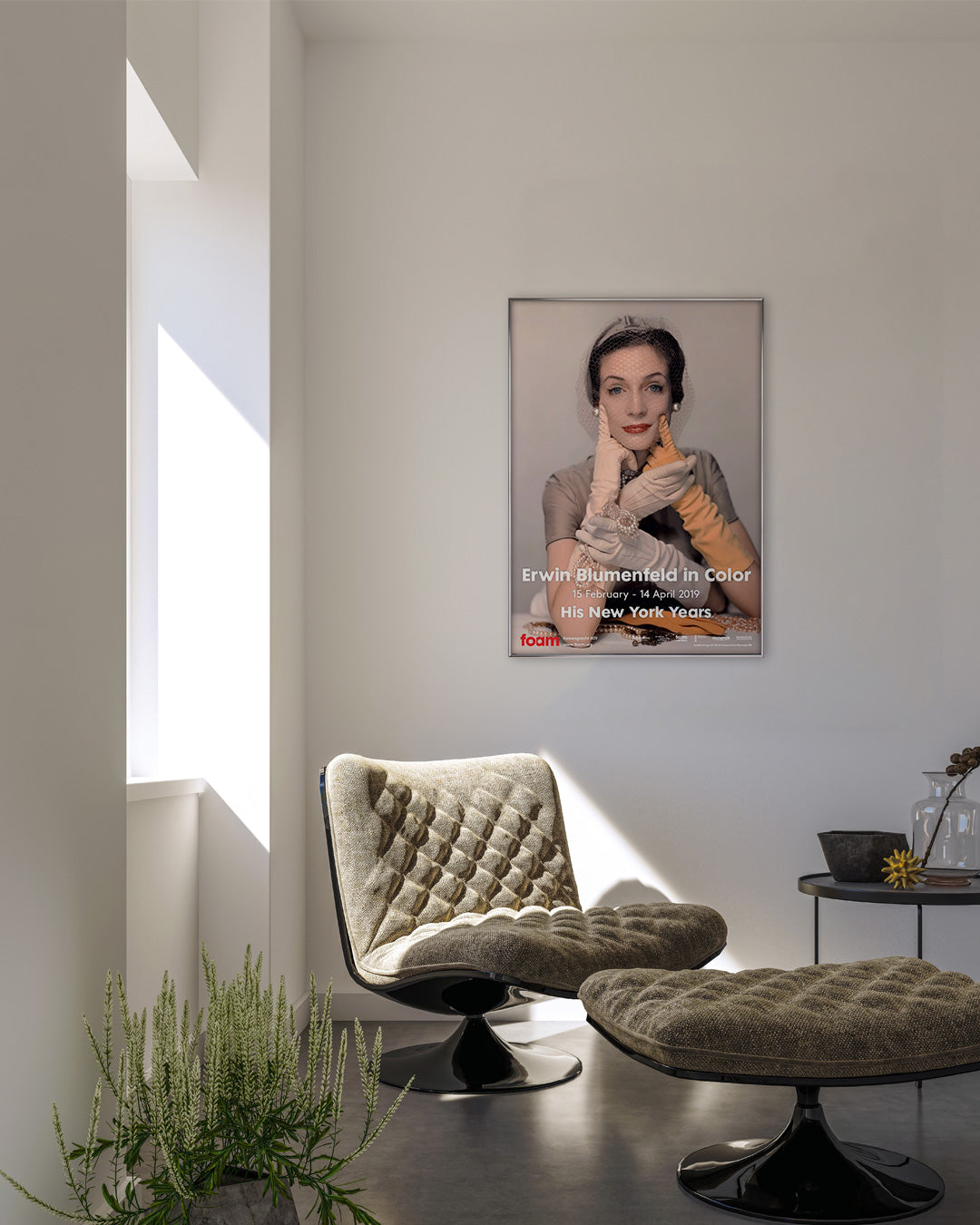 Erwin Blumenfeld in Color: His New York Years Exhibition（Foam Amsterdam 2019）ポスター【Erwin Blumenfeld│アーウィン・ブルーメンフェルド】