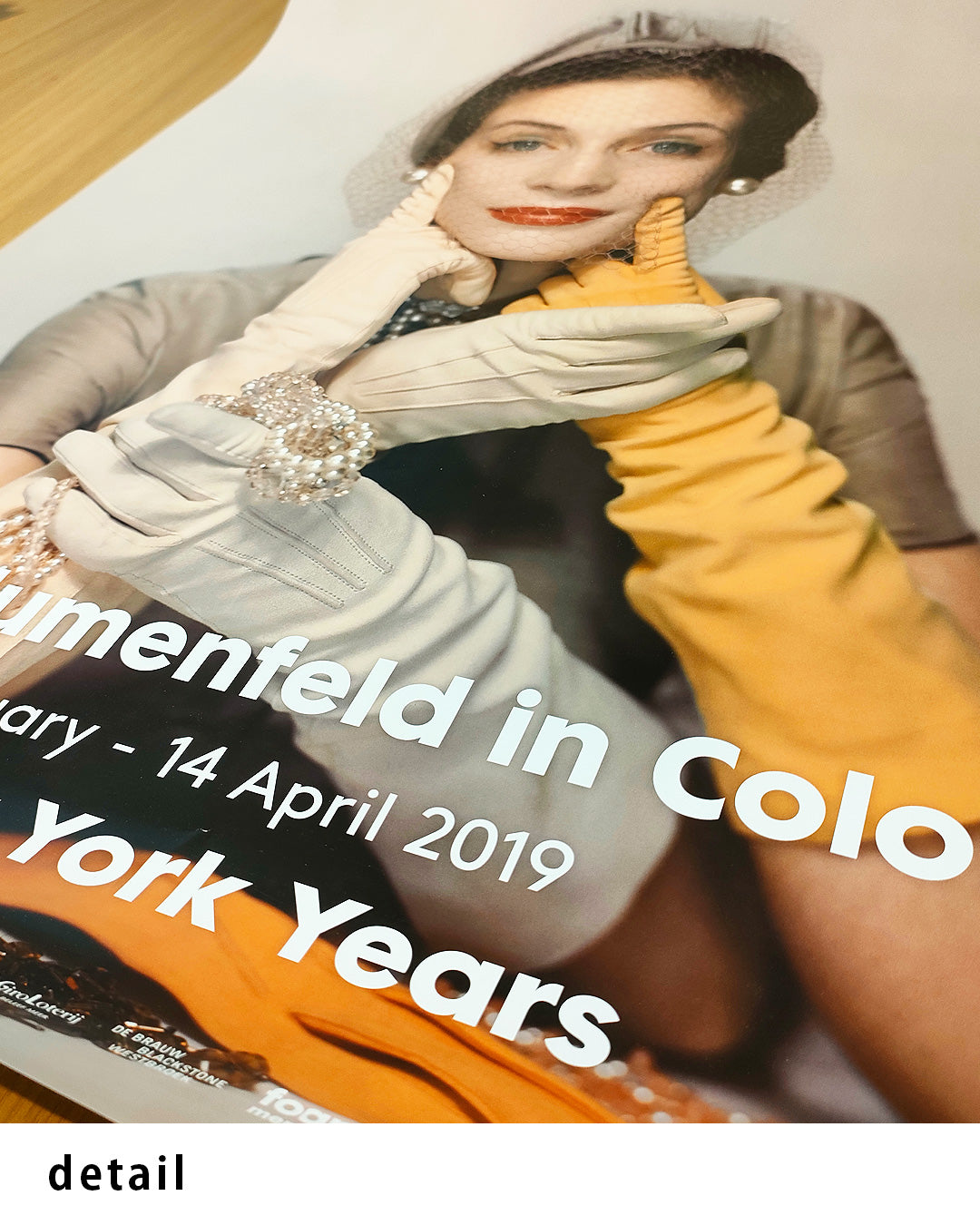 Erwin Blumenfeld in Color: His New York Years Exhibition（Foam Amsterdam 2019）ポスター【Erwin Blumenfeld│アーウィン・ブルーメンフェルド】