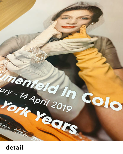 Erwin Blumenfeld in Color: His New York Years Exhibition（Foam Amsterdam 2019）ポスター【Erwin Blumenfeld│アーウィン・ブルーメンフェルド】